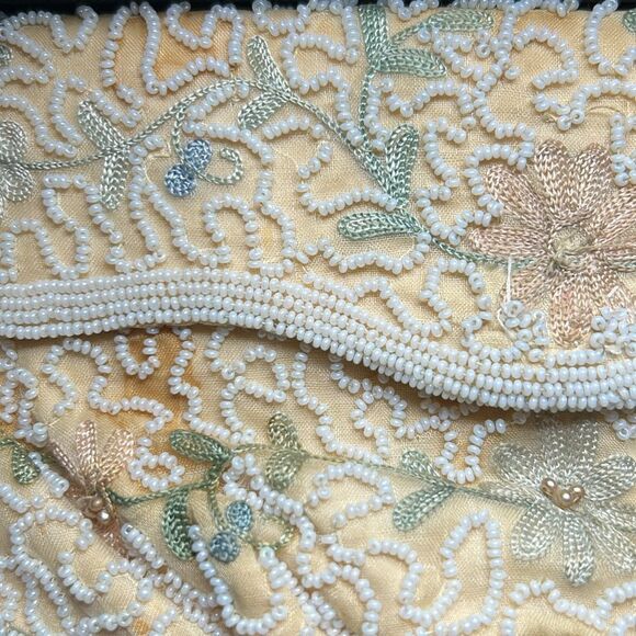 Vintage Walborg beaded clutch purse - Handmade in Belgium - Picture 6 of 10
